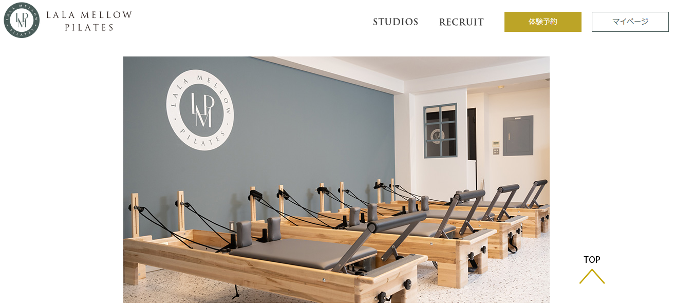 LALA MELLOW PILATES_トップ画像