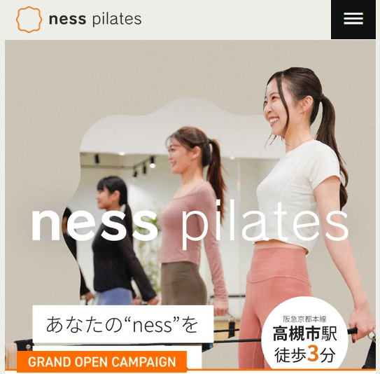ness pilates(ネスピラティス)_トップ画像